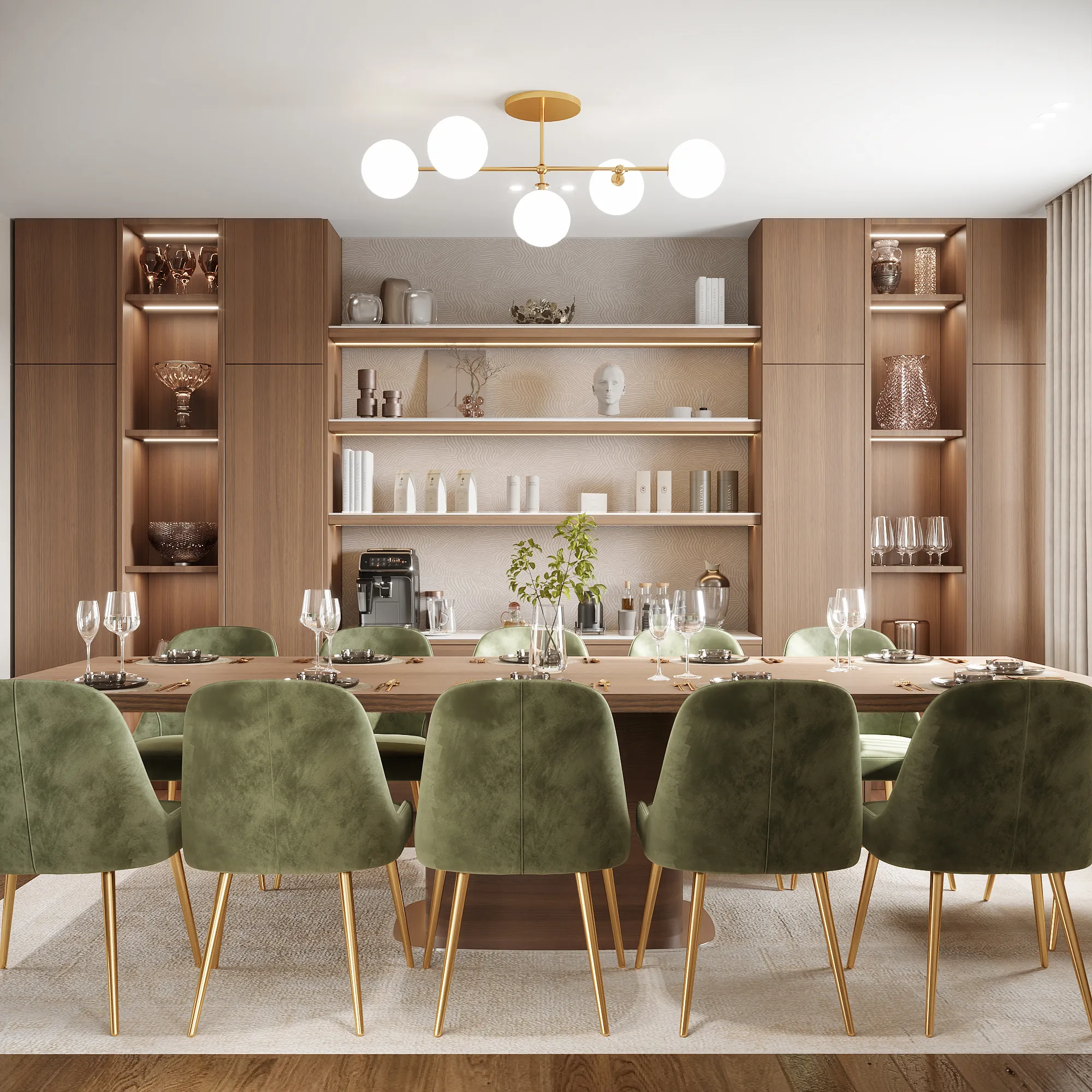 An Evening of Elegance: Dining room design