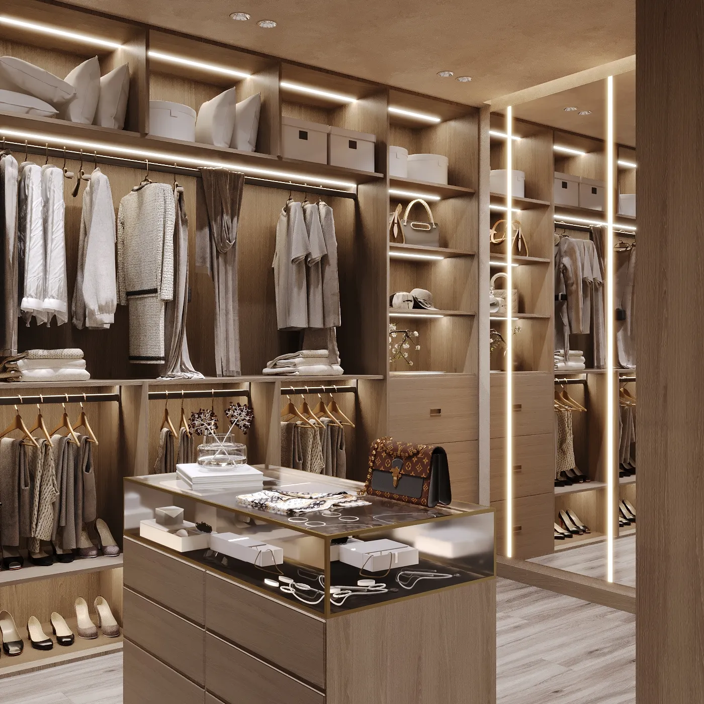 The Art of Dressing: Walk-in Closet