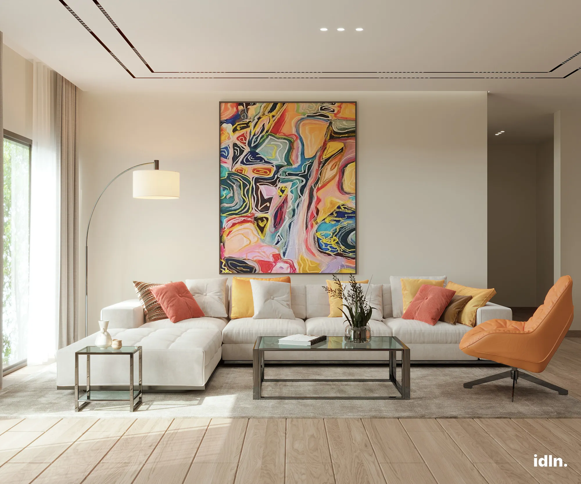 A Modern Twist To The Interior Design Of A Duplex In UAE