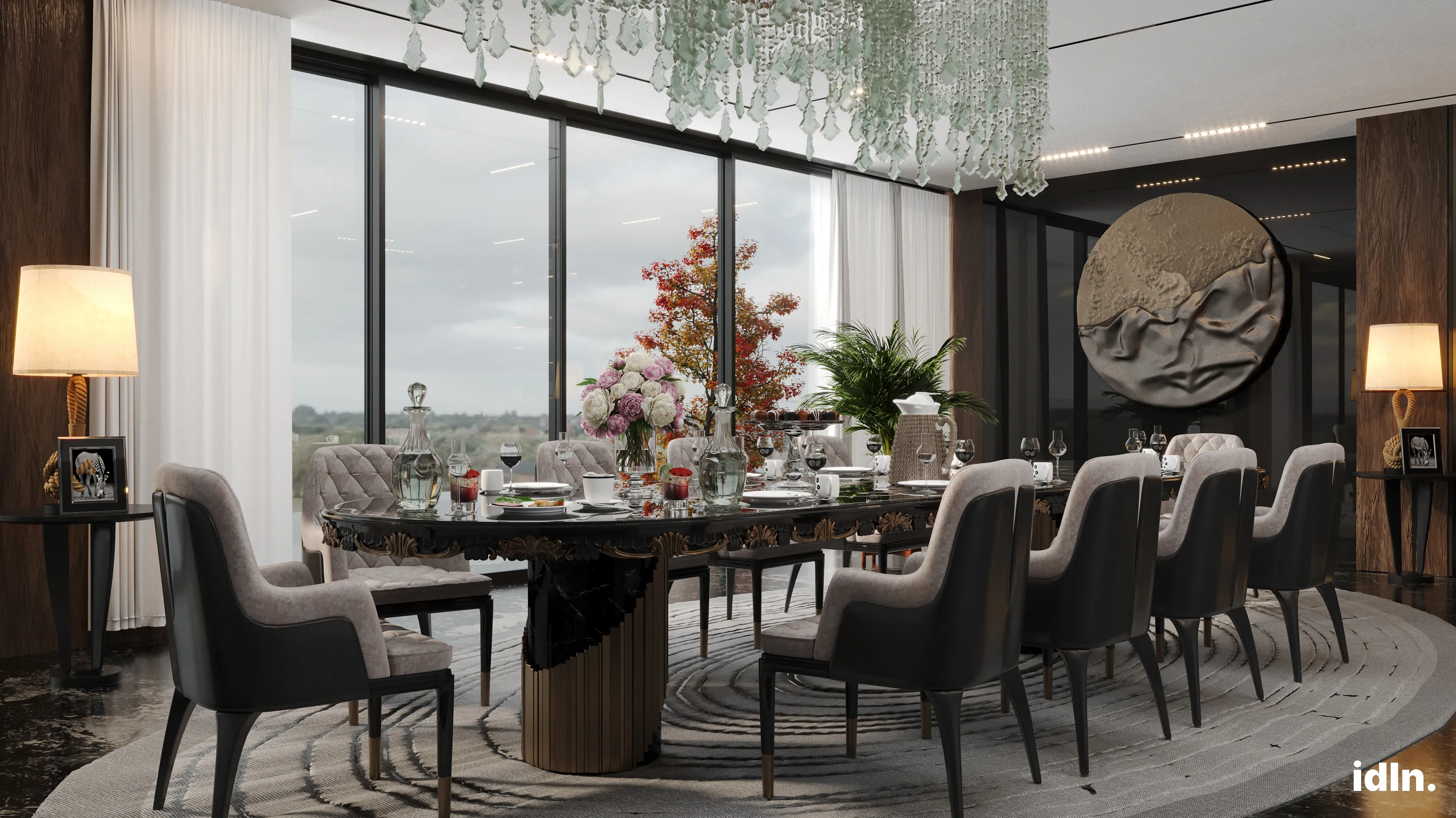 Luxury Glam Chic Interior Design Of A Penthouse In New York - Five-Star Penthouse Interior Design