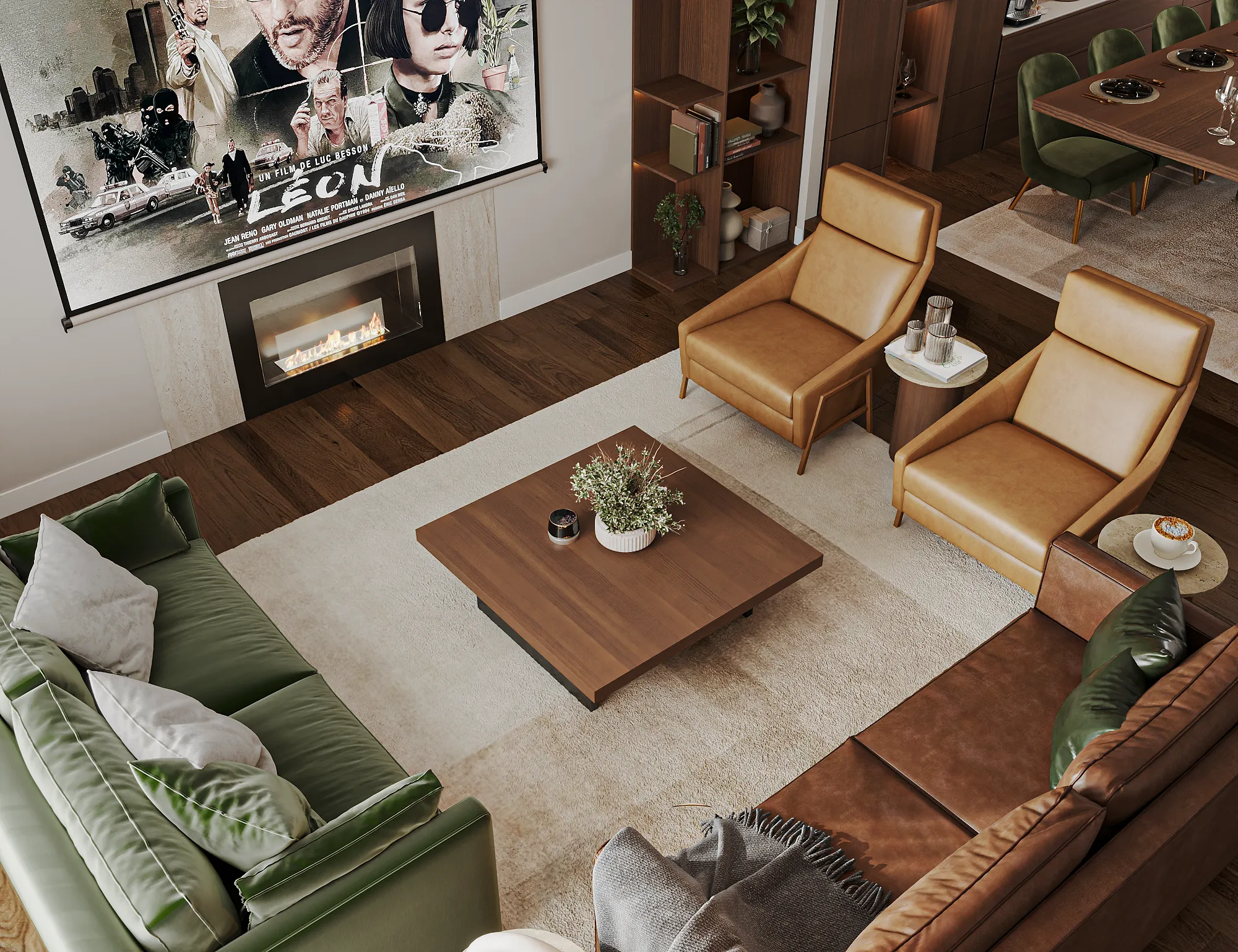 A Sanctuary of Style: A Cozy Family Room Design